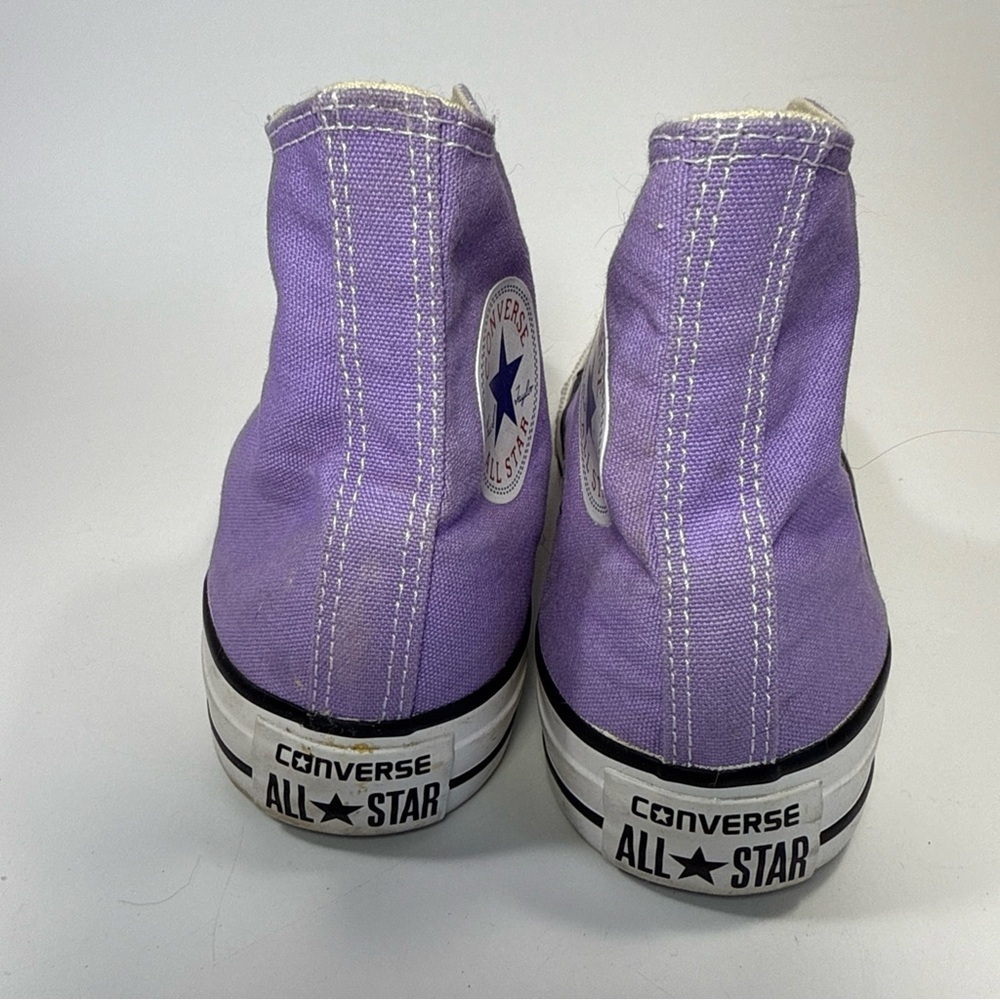 Converse size 6.5 Lavender High-Top Sneakers - Picture 5 of 9